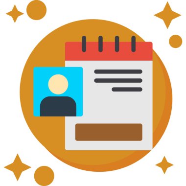 Vektör illüstrasyonu, düz simge ögesi.