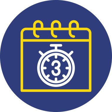 Takvim simgesi vektör illüstrasyon tasarımı