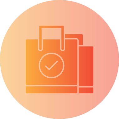 Bir çantanın vektör illüstrasyonu