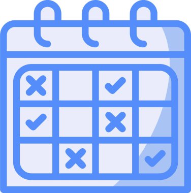 Doldurulmuş özet biçiminde takvim tarihi olay simgesi