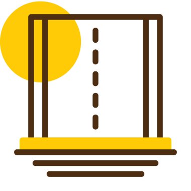 Modern bir simgenin vektör illüstrasyonu