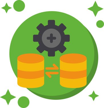 dişli & sikkeler için işletme yönetimi dairesi simgesi