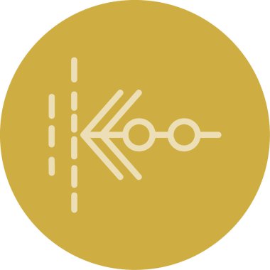 Ok. Web simgesi basit illüstrasyon