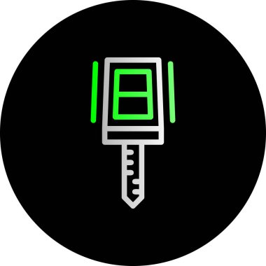 anahtar simgesi, vektör illüstrasyonu