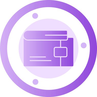 Modern b 'nin vektör illüstrasyon simgesi yok