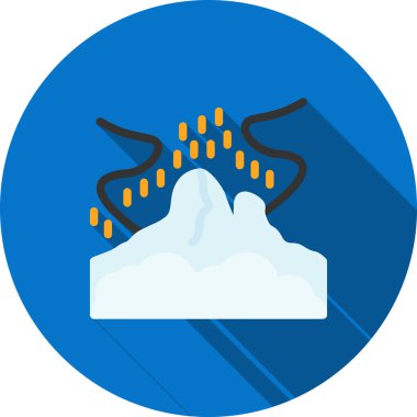 Hava durumu simgesi, vektör illüstrasyonu