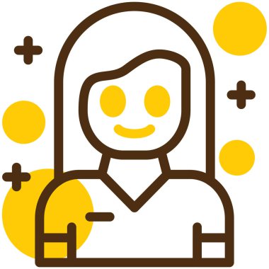 Avatar simgesi, vektör illüstrasyonu