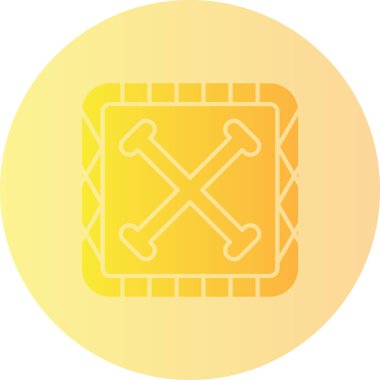 İspanya bayrağının vektör illüstrasyonu