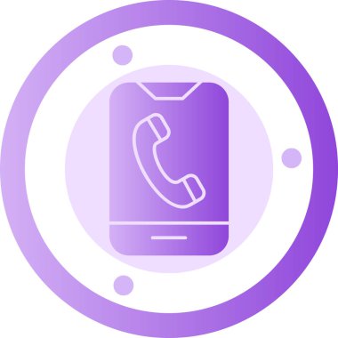 Çağrı. Web simgesi basit illüstrasyon