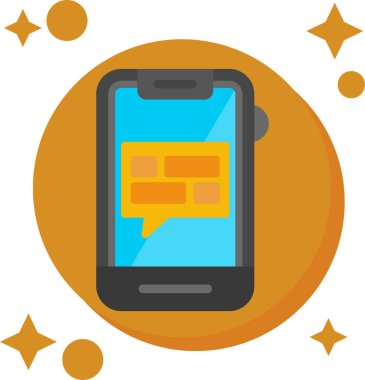 cep telefonu vektör simgesi