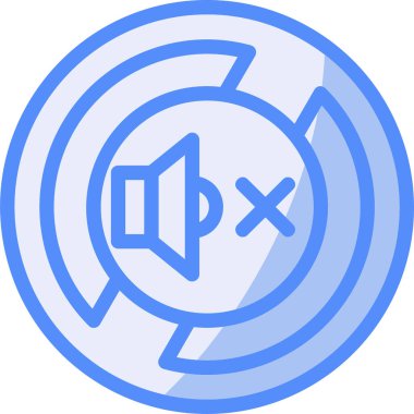 Konuşmacı. Web simgesi basit illüstrasyon