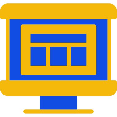 Web simgesi tasarımı vektör illüstrasyonu