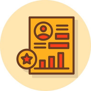 iş grafiği ikon vektör illüstrasyonu