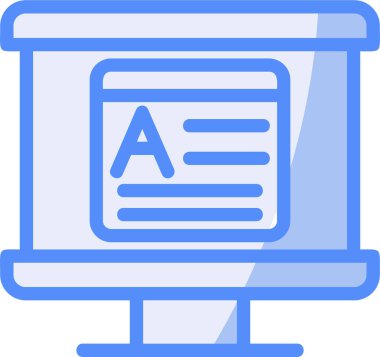 Bir kitap simgesinin vektör illüstrasyonu