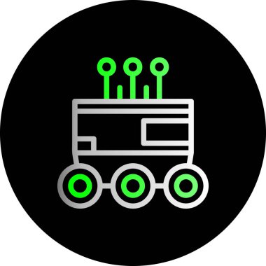 Robot simgesinin vektör illüstrasyonu