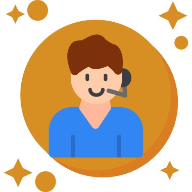 Çağrı merkezi. vektör illüstrasyonu