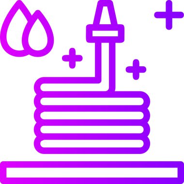 Bir mum simgesinin vektör illüstrasyonu