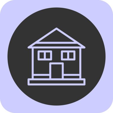 ev simgesi, vektör illüstrasyon tasarımı