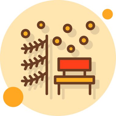 Noel ağacı simgesi vektör illüstrasyonuName