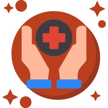 tıbbi sağlık vektör simgesi