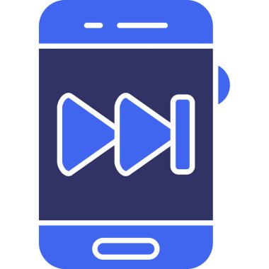 Müzik. Web simgesi basit illüstrasyon