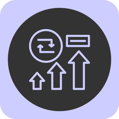 yön ikonu vektör illüstrasyonu