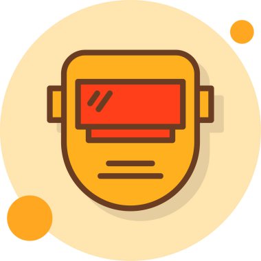 Vr. Web simgesi basit illüstrasyon