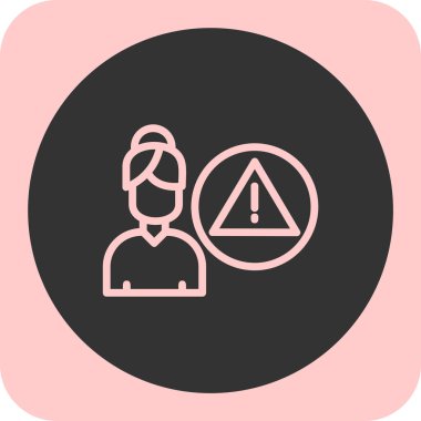 eşsiz kullanıcı profili vektör simgesi