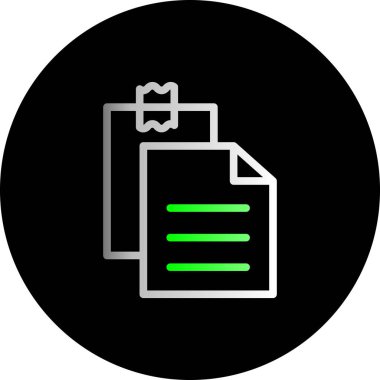 belge vektör illüstrasyon simgesi