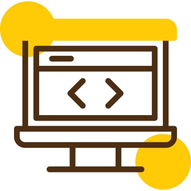 bilgisayar ağ geliştirme simgesi