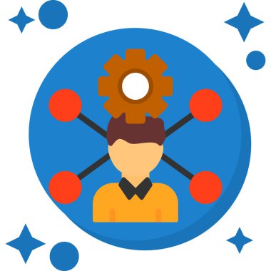 avatar adam simgesi düz stil