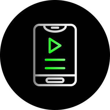 Mobil ve uygulama simgesi için illüstrasyon vektörü