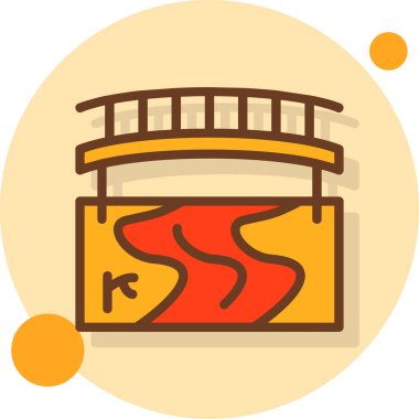 Ateş simgesinin vektör illüstrasyonu