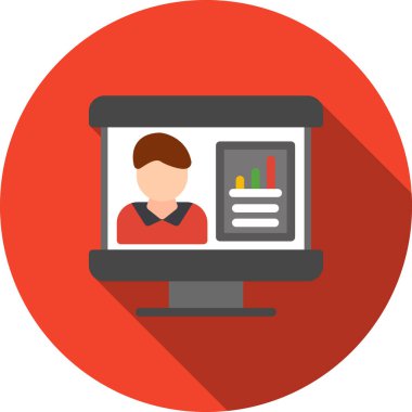 bilgisayar vektör simgesi, modern basit tasarım