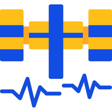 kalp atışı kutsal kişilerin resmi, vektör çizim