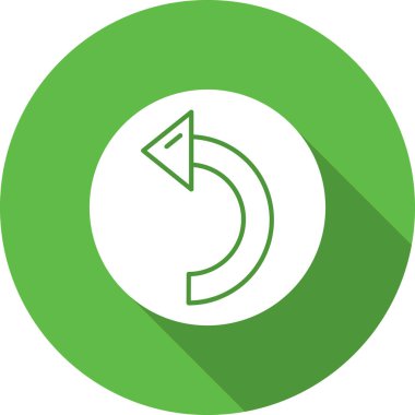 ok yön belirleme simgesi doldurulmuş ana hatlar biçiminde