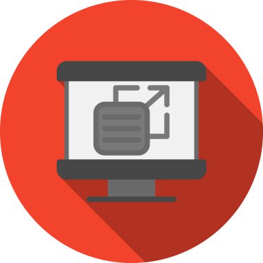 veri depolama. Web simgesi basit illüstrasyon