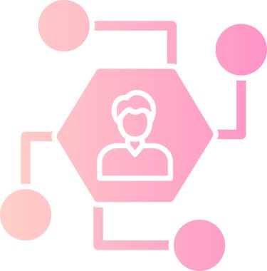 Bir erkek simgesinin kadın simgesinin vektör çizimi