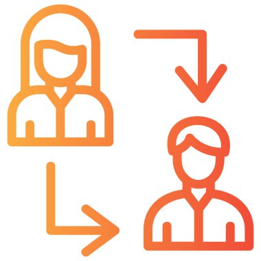 insanlar simge vektör illüstrasyonu