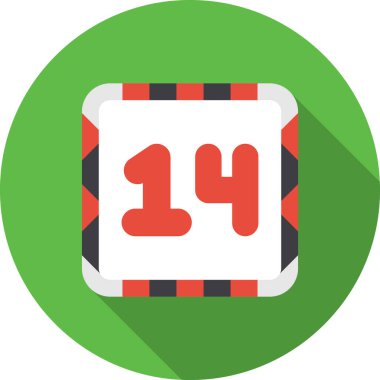 takvim tarihi simgesi vektör illüstrasyon