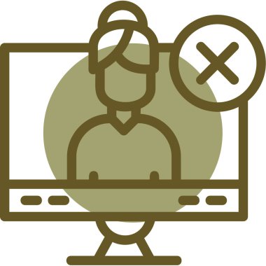 Bilgisayar. Web simgesi vektör illüstrasyonu