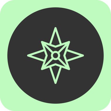 star icon isolated on abstract background