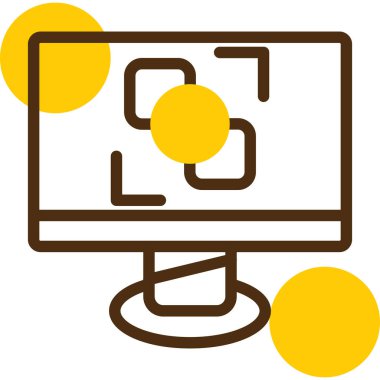 web simgesi, dizüstü bilgisayar vektör illüstrasyon