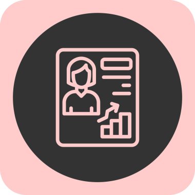 Kimlik kartı. Basit resimleme