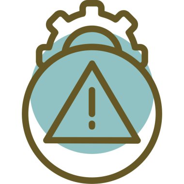 uyarı simgesi vektör illüstrasyonu