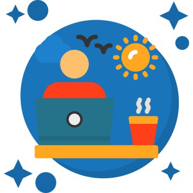 yiyecek ve içecek ikon vektörü