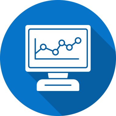 Analiz çizelgesi simgesi, vektör tasarımı