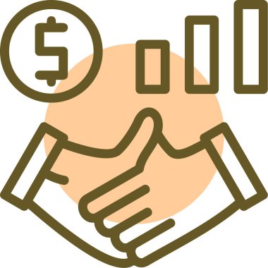 Tokalaşın. Web simgesi basit illüstrasyon