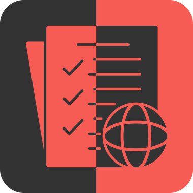 Belge simgesi soyut bir grupta izole edildi