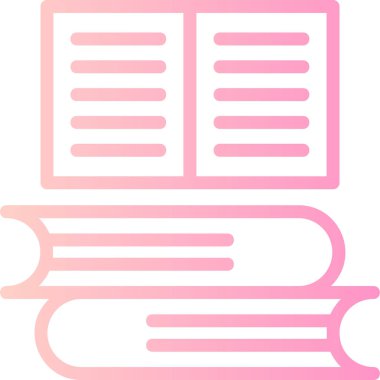 kitap simgesi vektör illüstrasyonu